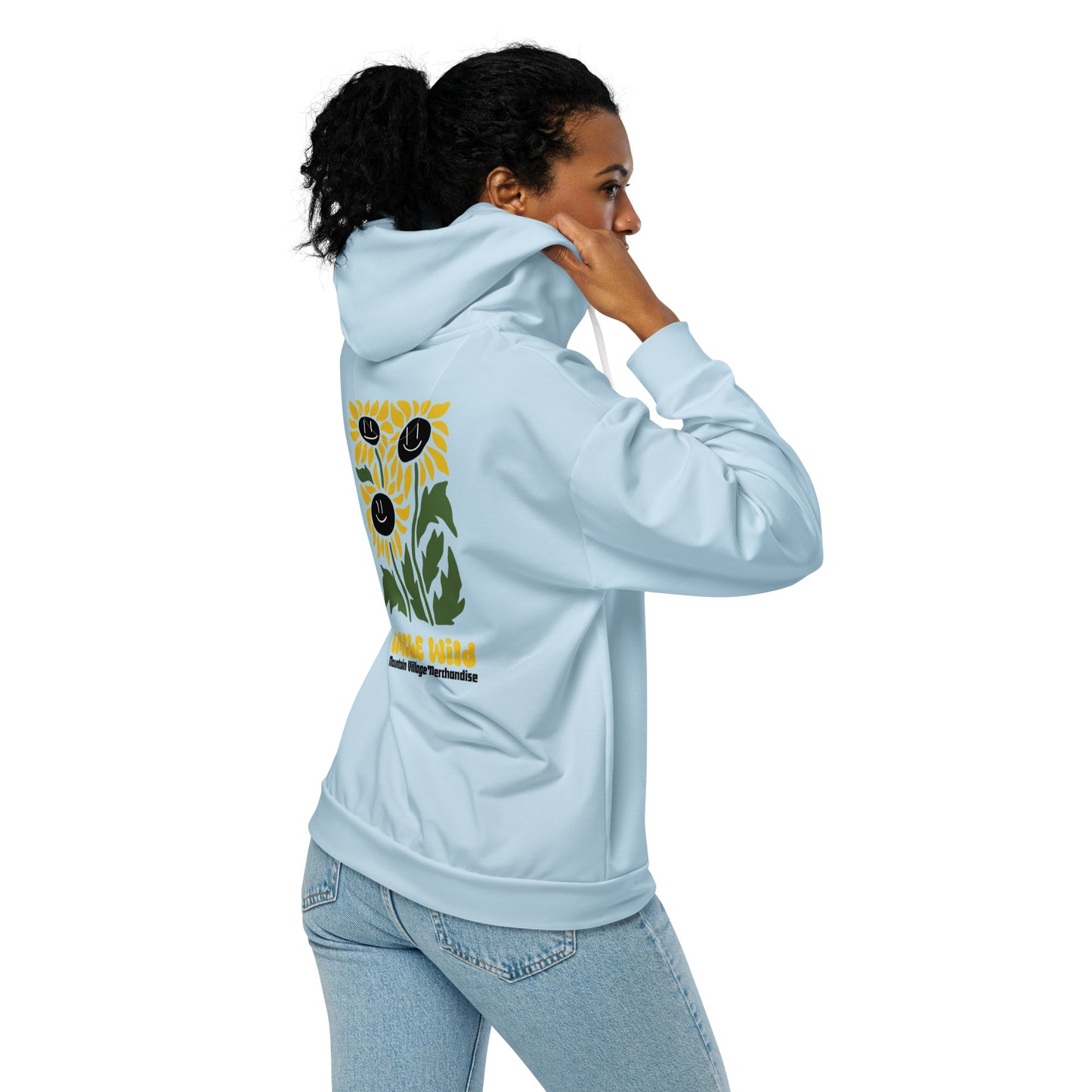 SmileWild Unisex zip-up hoodie