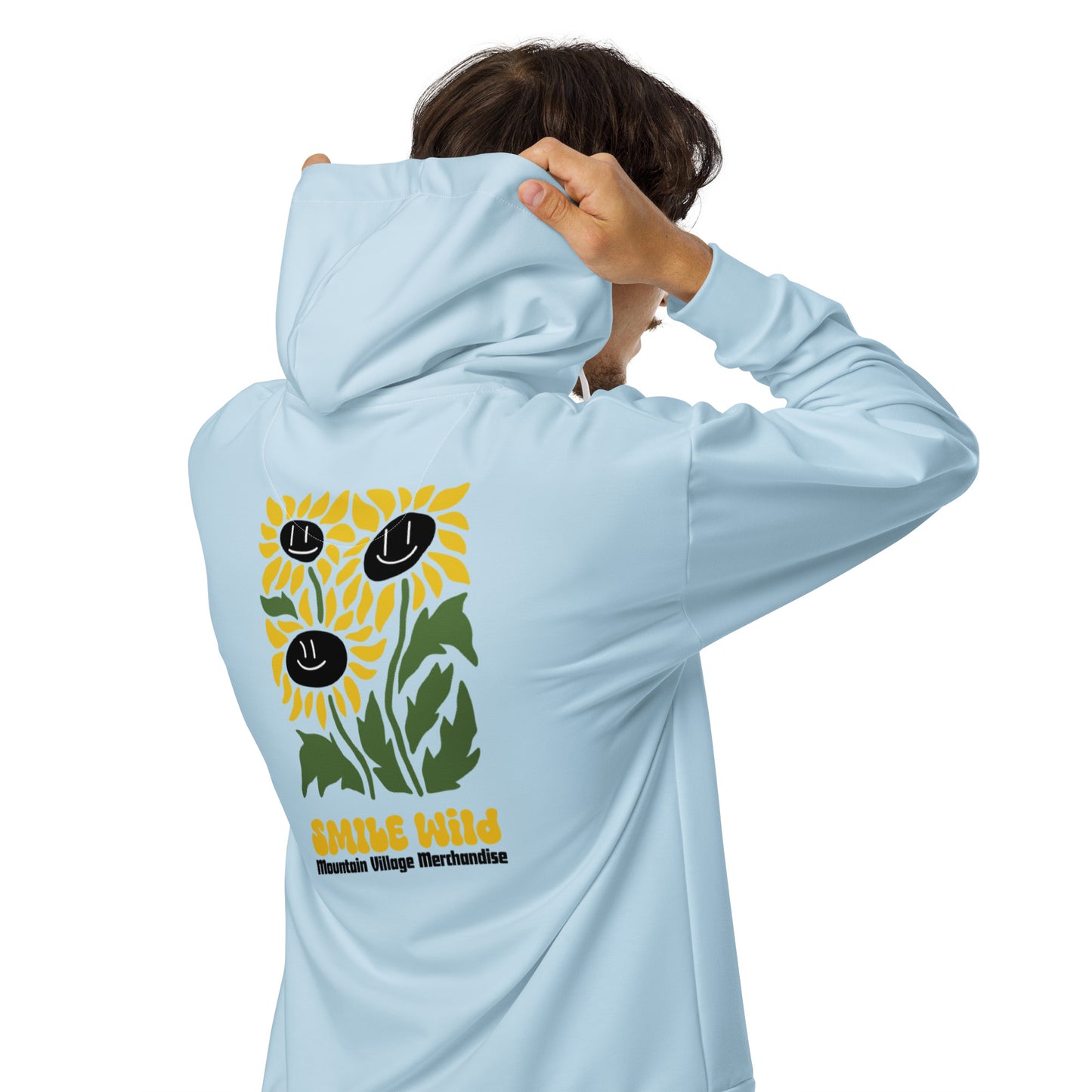 SmileWild Unisex zip-up hoodie