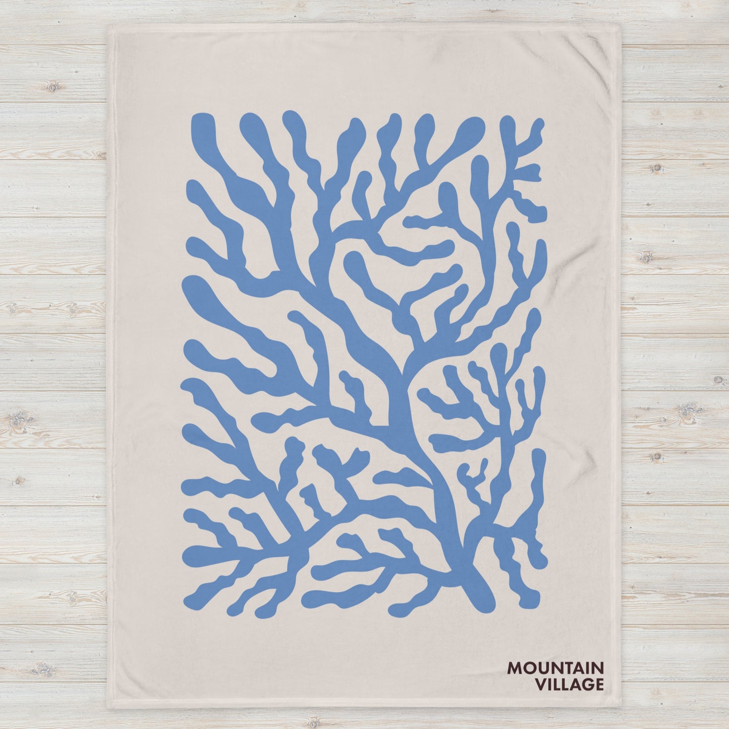 Matisse Blue Coral Reef Embrace Throw