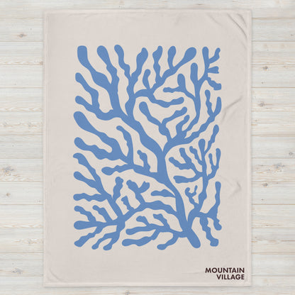 Matisse Blue Coral Reef Embrace Throw