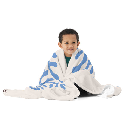 Matisse Blue Coral Reef Embrace Throw