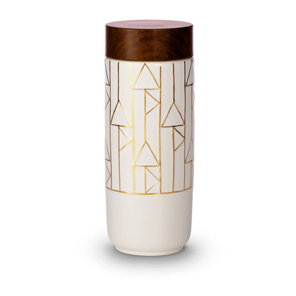 The Alchemical Signs Gold Ceramic Travel Mug