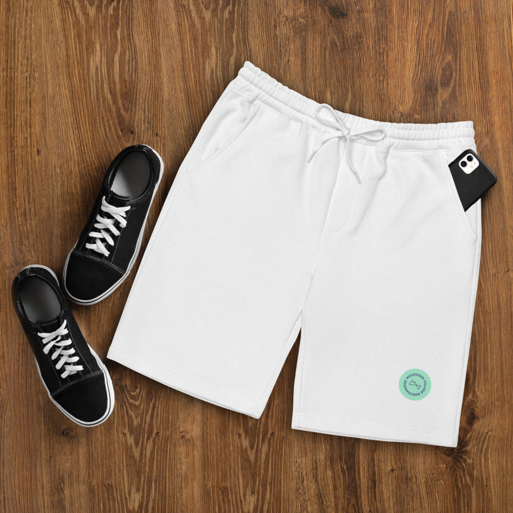 Fleece Short: The Hawiian: Lime: Knee High Cotton Short - Mountain Village Merchandise