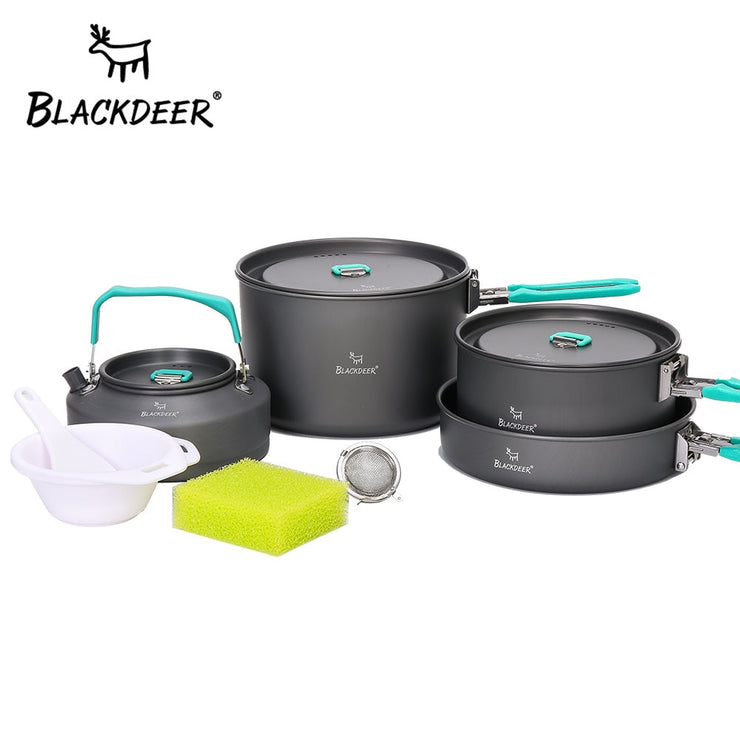 BlackDeer: 4Pcs Cookware Set Outdoor - Mountain Village Merchandise