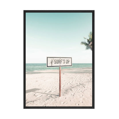 Scandinavian Tropical Landscape Posters Modern Prints Sea Beach Bus Palm Tree Wall Art Canvas Painting Nordic Decoration Picture - Mountain Village Merchandise