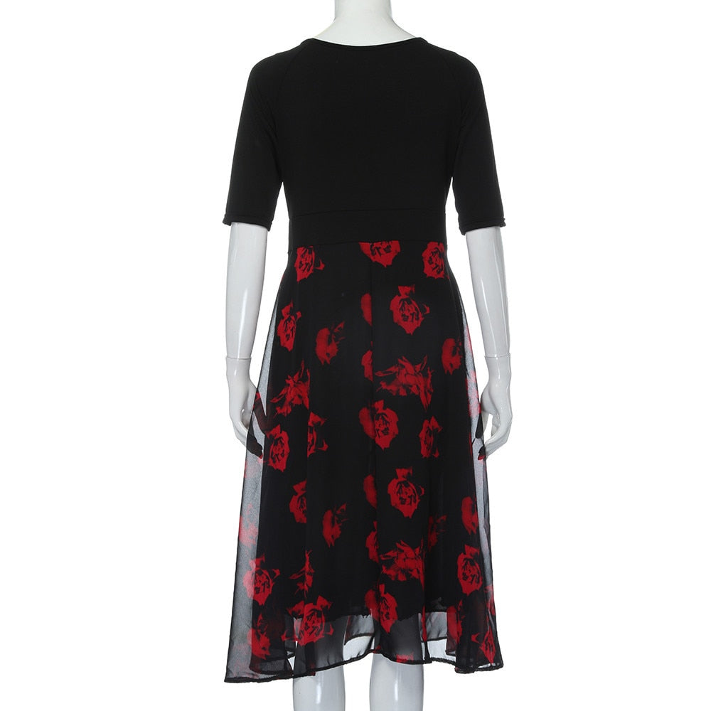 Fashion Women Mid-Calf Dress - Mountain Village Merchandise