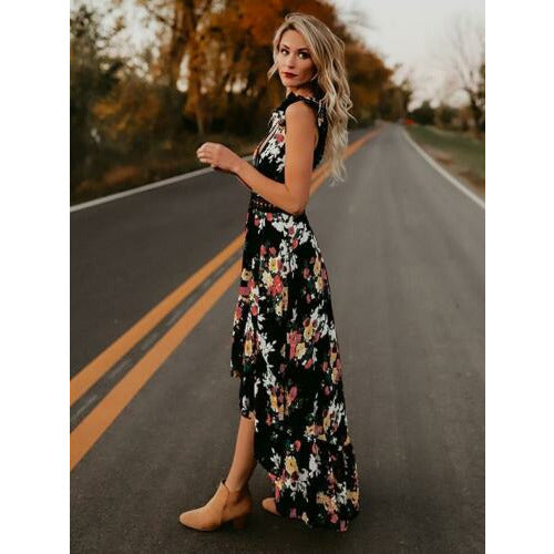 Women Elegant Vintage Boho Long Maxi Dress - Mountain Village Merchandise