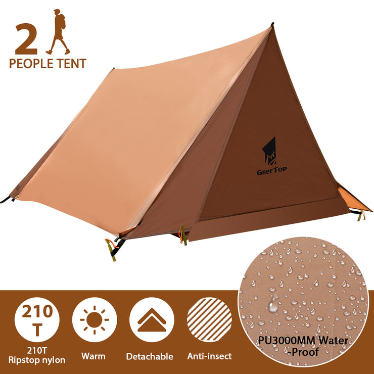 1500g Ultralight 2 Person Tie-Up Tent