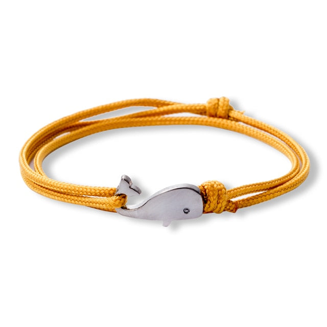 WhaleCharm: Rope Bracelet Charm - Mountain Village Merchandise