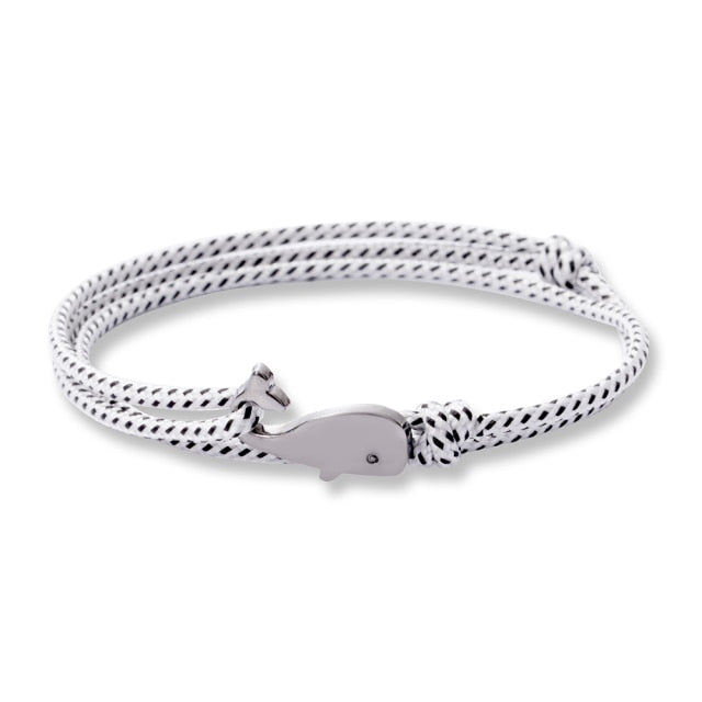 WhaleCharm: Rope Bracelet Charm - Mountain Village Merchandise