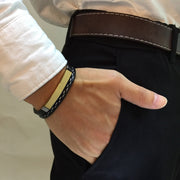 Customizable Leather Charm Bracelet - Mountain Village Merchandise