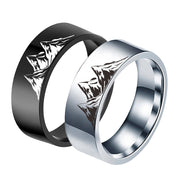 Minds Versus Mountains Jewellery for Men & Women 8mm Rings