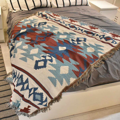 Navajo American-Style Sofa Blanket Tapestry Outdoor Beach Sandy Throw