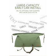 BlackDeer: Canvas Sport Gear Bag & Camping Bag