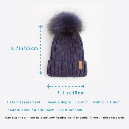 Women's 12" Cozy Pom Pomp Beanie Cream Outdoor