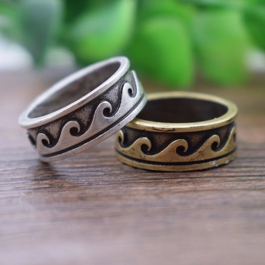 Hawaii Ocean Tribal Surfer Ring