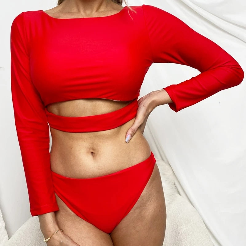 long sleeve bikini