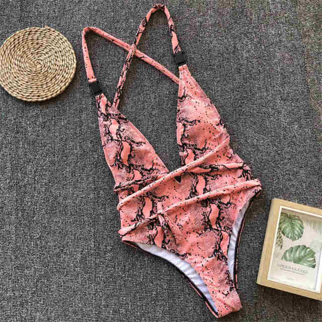 One Piece Bather Rose Leopard Print & More! S - XL