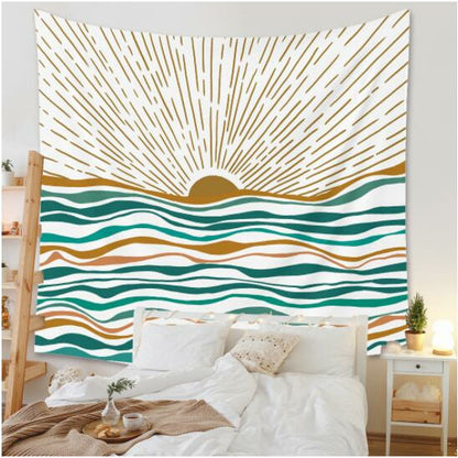 Happy Sunrise Tapestry: Mountain Village Merchandise - Mountain Village Merchandise