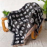 Soft Knitted Throw Blanket Tribal Turkish Eye & More! - Mountain Village Merchandise