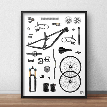 Ride Bikes. Be Happy | Interior Design & Wall Decor - Mountain Village Merchandise