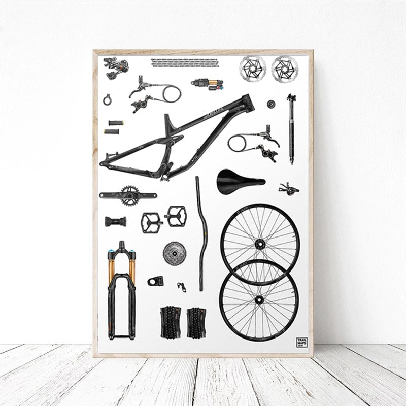 Ride Bikes. Be Happy | Interior Design & Wall Decor - Mountain Village Merchandise