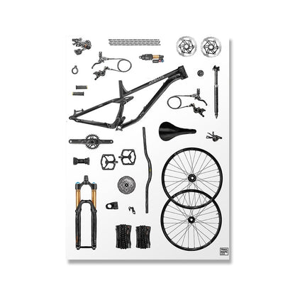 Ride Bikes. Be Happy | Interior Design & Wall Decor - Mountain Village Merchandise