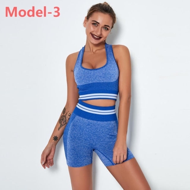 LAISIYI: Womens Workout Fitness Suit Running Outdoor Athletic Yoga Short