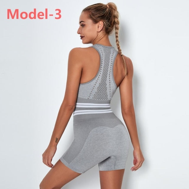 LAISIYI: Womens Workout Fitness Suit Running Outdoor Athletic Yoga Short