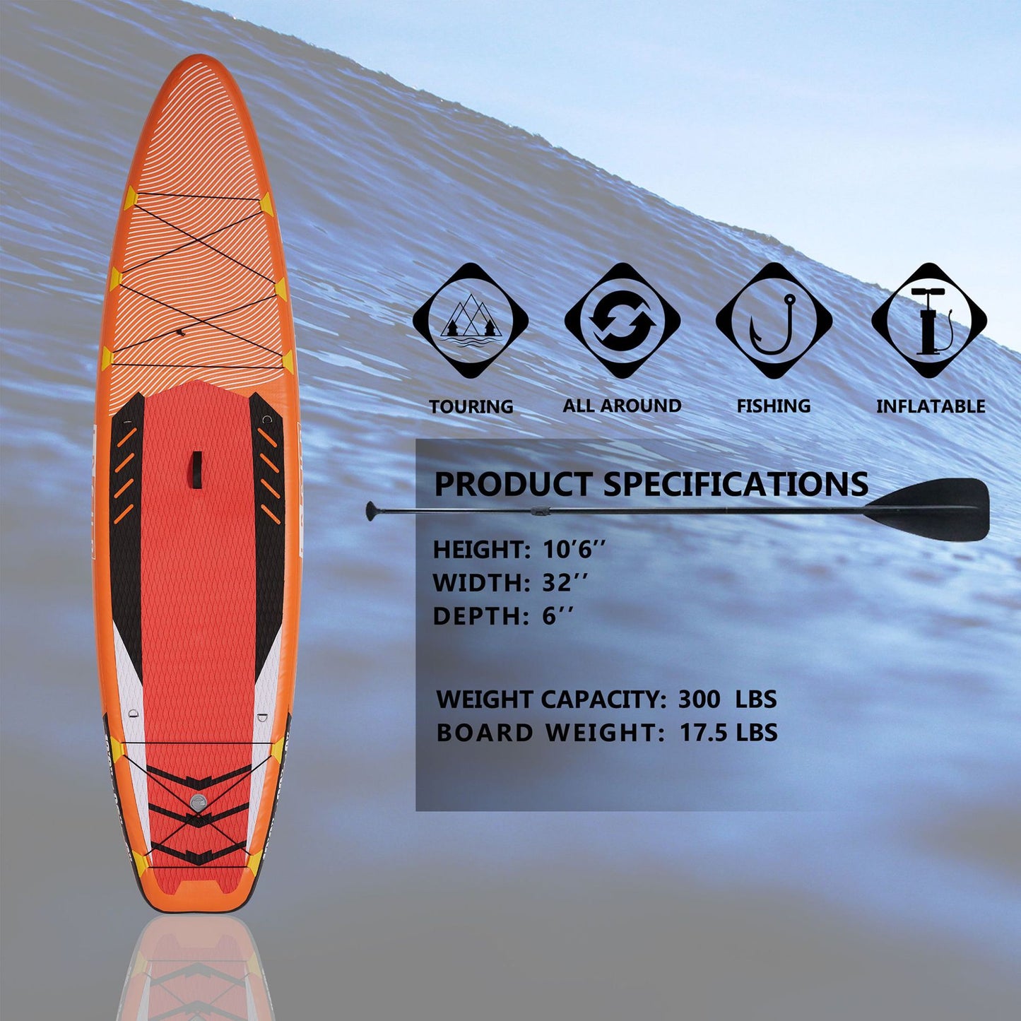 COMPETITION: Adventure Stand-up Paddle Board 10.5Feet!