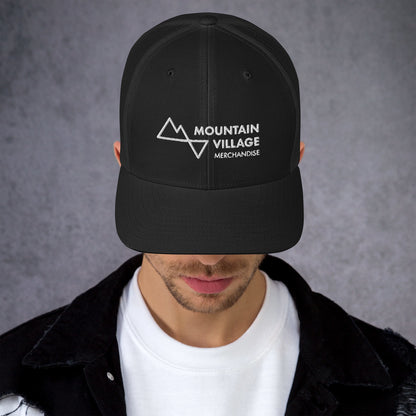 Trucker Cap: Mountain Village Merchandise Accessories - Mountain Village Merchandise