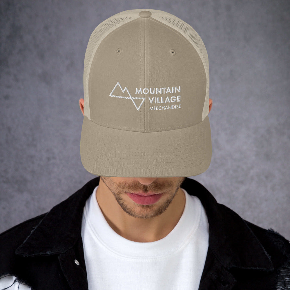 Trucker Cap: Mountain Village Merchandise Accessories - Mountain Village Merchandise