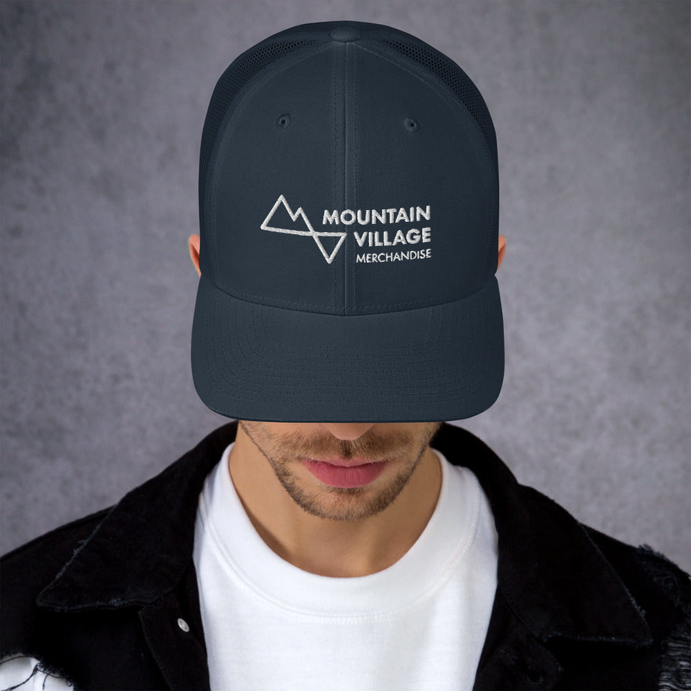 Trucker Cap: Mountain Village Merchandise Accessories - Mountain Village Merchandise