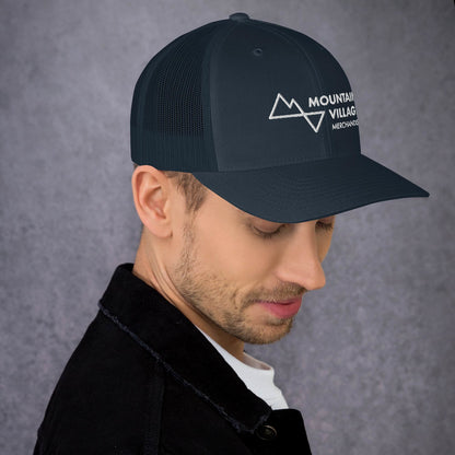 Trucker Cap: Mountain Village Merchandise Accessories - Mountain Village Merchandise