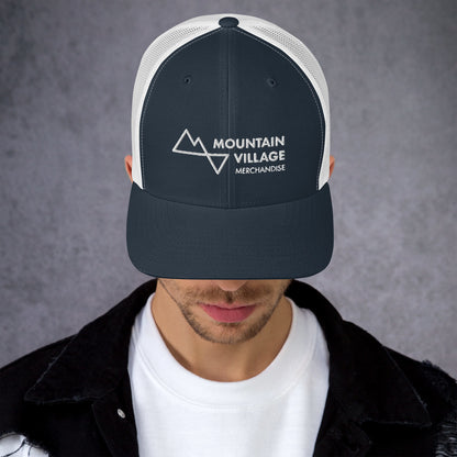 Trucker Cap: Mountain Village Merchandise Accessories - Mountain Village Merchandise