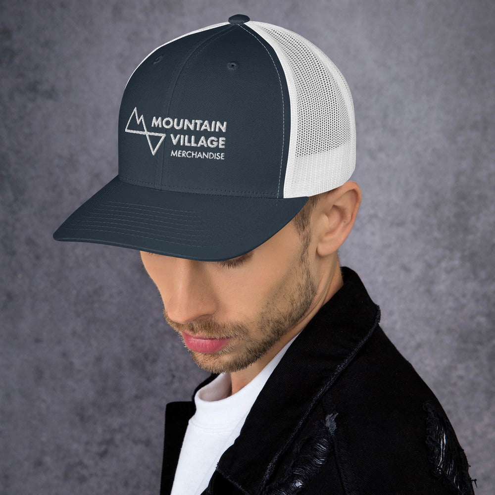 Trucker Cap: Mountain Village Merchandise Accessories - Mountain Village Merchandise