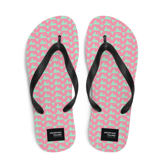 MVM: LoveBugs Sky: Mountain Village Brand Flip Flops - Mountain Village Merchandise