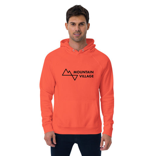 MVM: The Minimalist OG: Mens Eco-friendly Raglan Hoodie - Mountain Village Merchandise