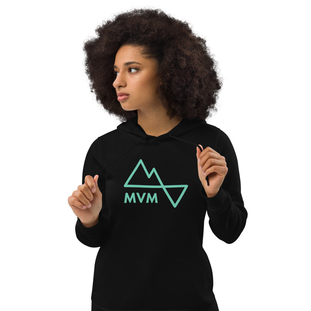 Women's eco fitted hoodie - Mountain Village Merchandise