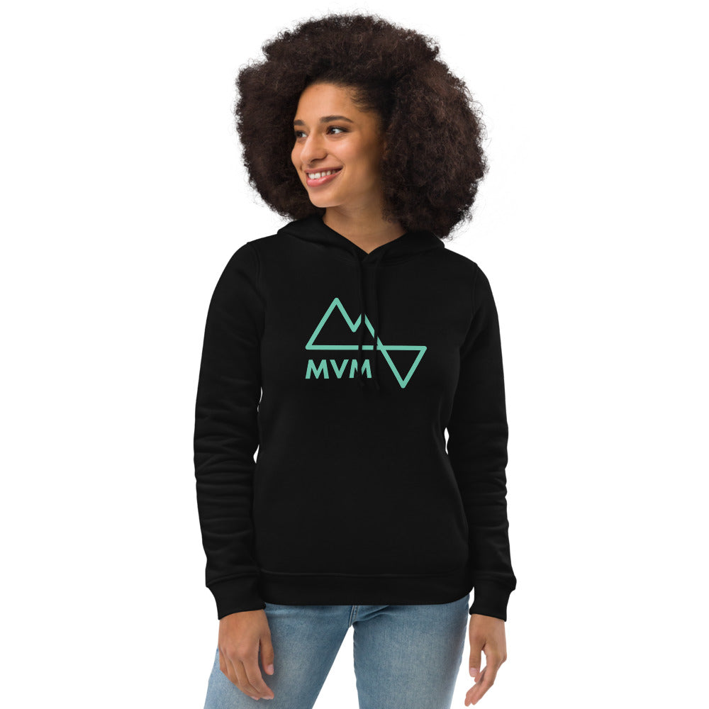 Women's eco fitted hoodie - Mountain Village Merchandise