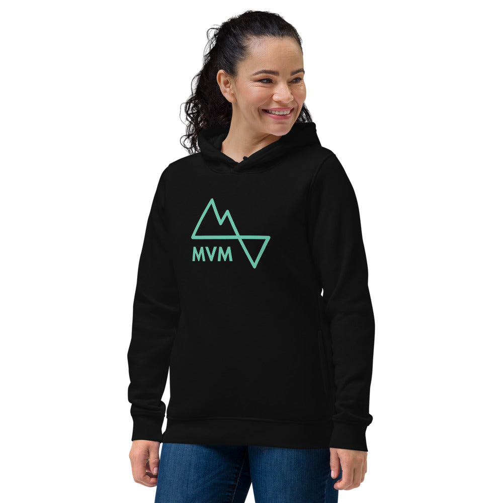 Women's eco fitted hoodie - Mountain Village Merchandise