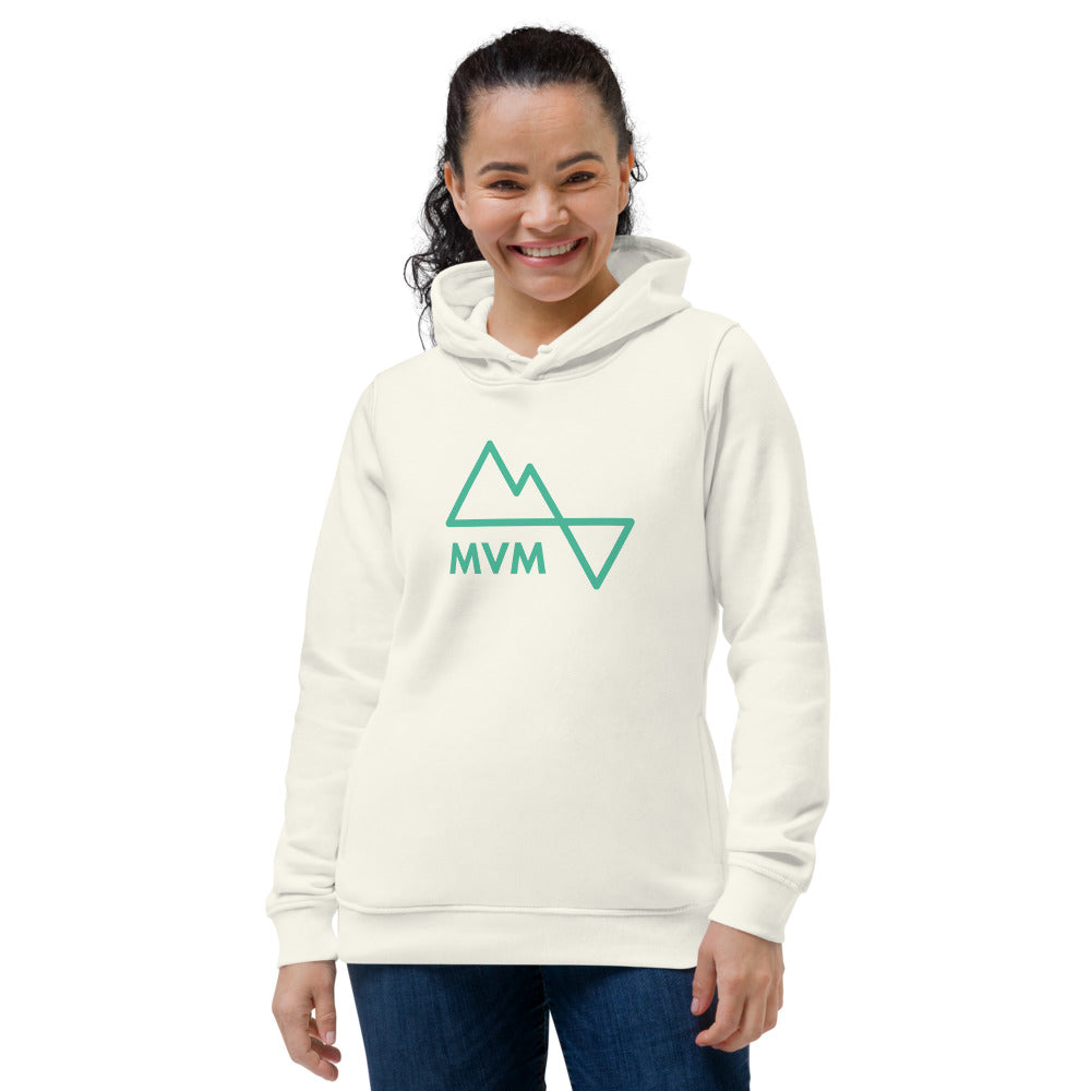 Women's eco fitted hoodie - Mountain Village Merchandise