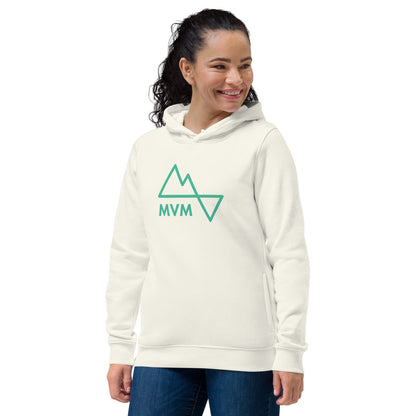 Women's eco fitted hoodie - Mountain Village Merchandise