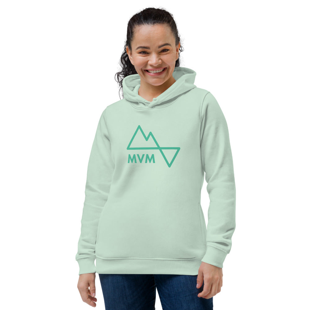 Women's eco fitted hoodie - Mountain Village Merchandise