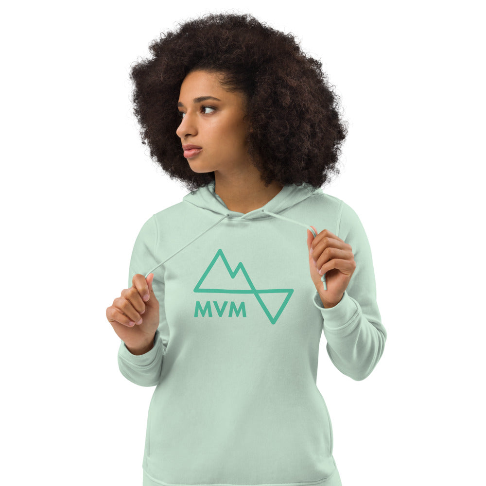 Women's eco fitted hoodie - Mountain Village Merchandise