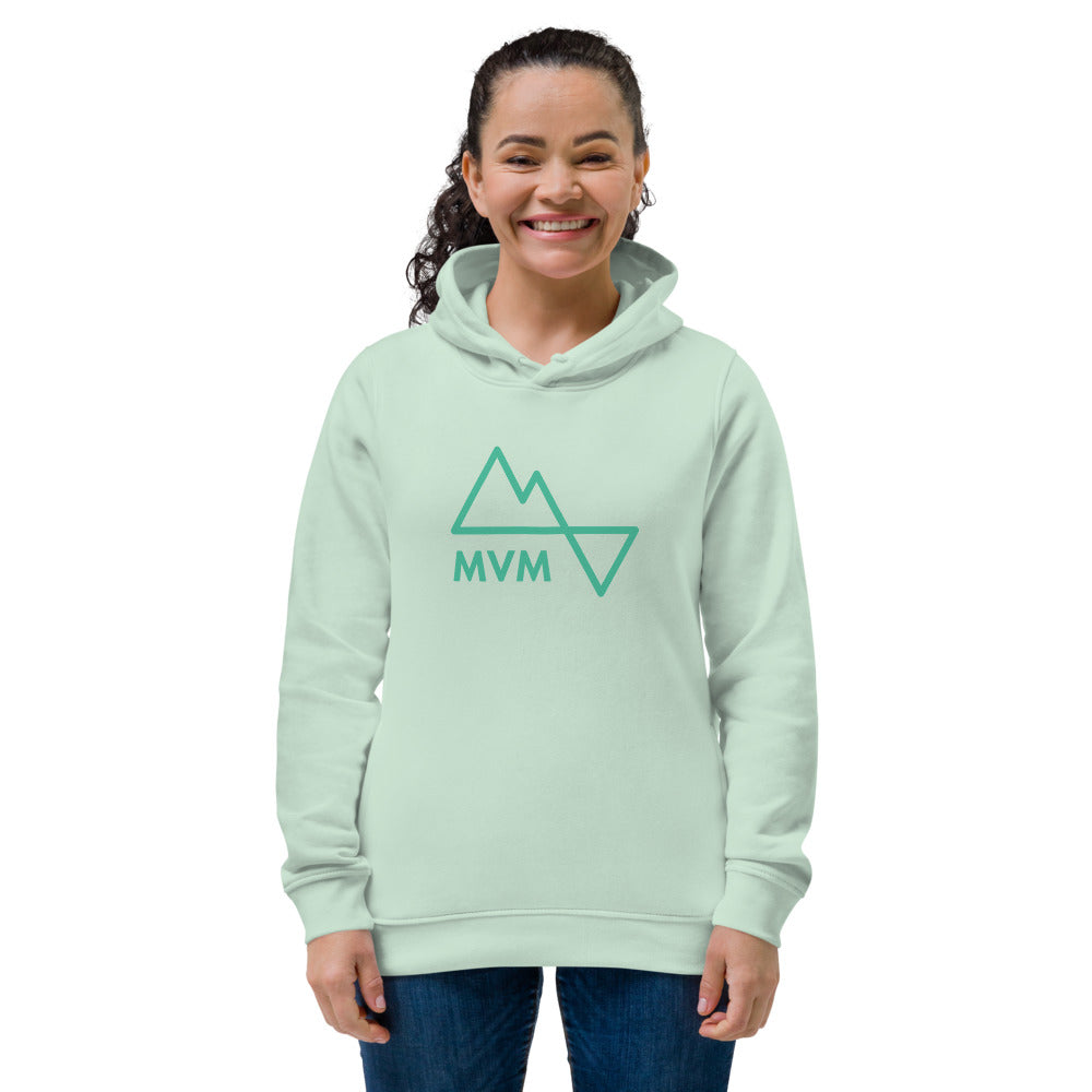 Women's eco fitted hoodie - Mountain Village Merchandise