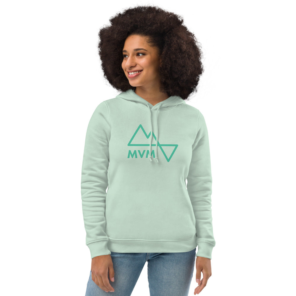 Women's eco fitted hoodie - Mountain Village Merchandise