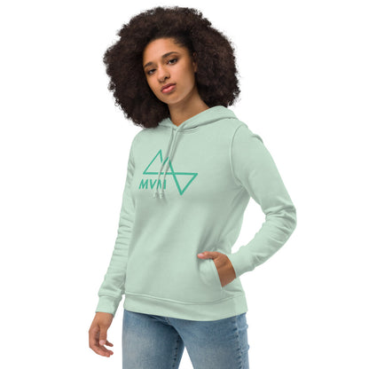 Women's eco fitted hoodie - Mountain Village Merchandise