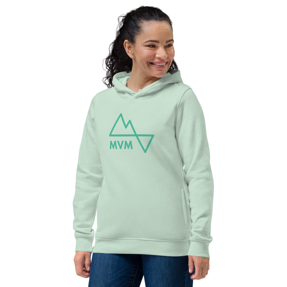 Women's eco fitted hoodie - Mountain Village Merchandise