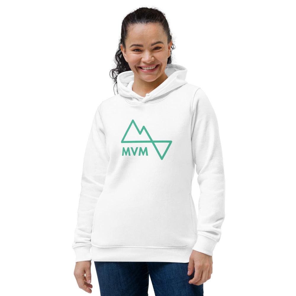 Women's eco fitted hoodie - Mountain Village Merchandise